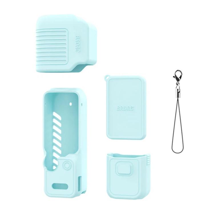 Custodia protettiva in silicone con parasole per display BRDRC per DJI Osmo Pocket 4.