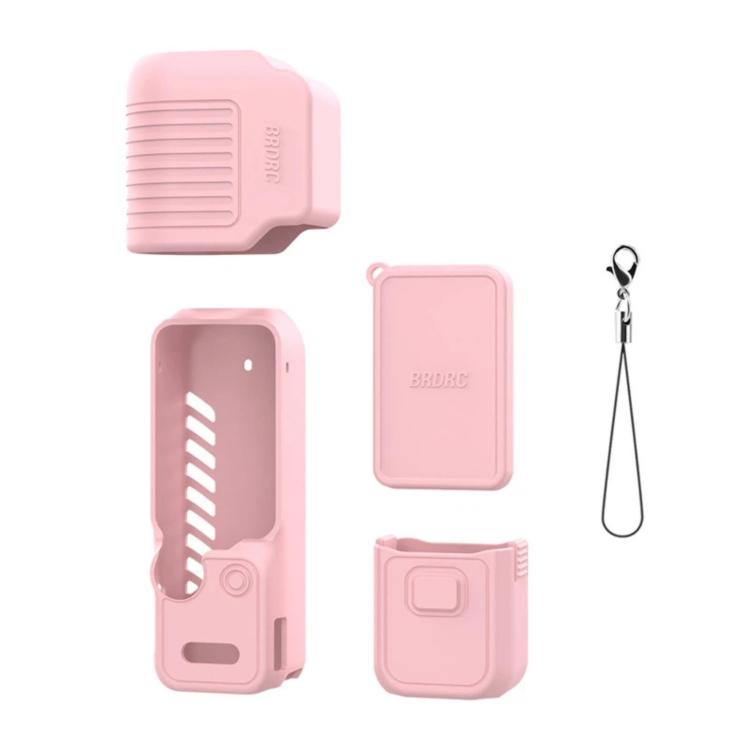 Custodia protettiva in silicone con parasole per display BRDRC per DJI Osmo Pocket 4.