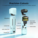 Custodia protettiva in silicone con parasole per display BRDRC per DJI Osmo Pocket 4.
