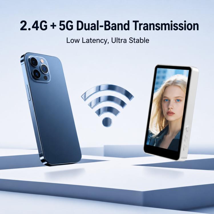 Schermo magnetico per selfie Dispositivo di mirroring dello schermo del telefono Fotocamera posteriore Monitor wireless