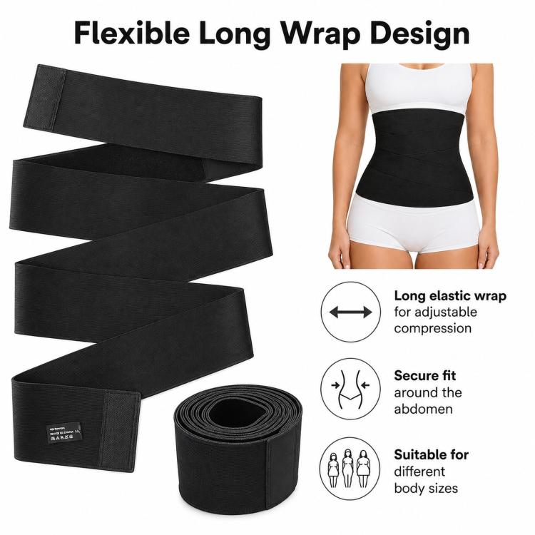 Fascia modellante da donna per il controllo dell'addome, elastica, 5M, 6M