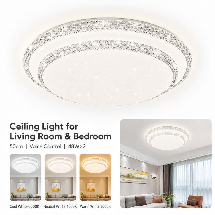 Lampadario principale del soggiorno Lampadario per camera da letto con protezione per gli occhi