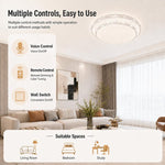 Lampadario principale del soggiorno Lampadario per camera da letto con protezione per gli occhi