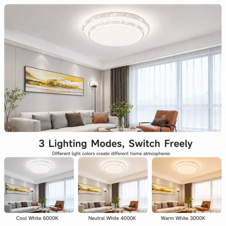 Lampadario principale del soggiorno Lampadario per camera da letto con protezione per gli occhi