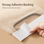 Confezione da 2 porta sacchetti per la spesa, borsa portaoggetti a rete rimovibile da parete con velcro adesivo, dispenser elastico per sacchetti di plastica per ante di armadietti da cucina