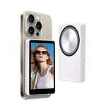 Specchio magnetico per schermo del telefono, fotocamera posteriore wireless, display per selfie