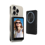 Specchio magnetico per schermo del telefono, fotocamera posteriore wireless, display per selfie
