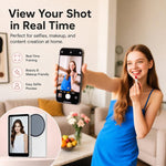 Specchio magnetico per schermo del telefono, fotocamera posteriore wireless, display per selfie