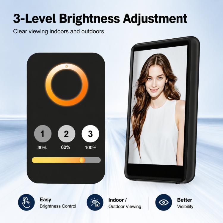 Specchio magnetico per schermo del telefono, fotocamera posteriore wireless, display per selfie