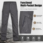 Pantaloni lunghi da trekking uomo resistenti e traspiranti