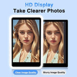 Dispositivo wireless per la duplicazione dello schermo posteriore dello smartphone con luce di riempimento, Bluetooth per esterni, display magnetico per selfie