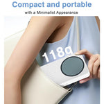 Dispositivo wireless per la duplicazione dello schermo posteriore dello smartphone con luce di riempimento, Bluetooth per esterni, display magnetico per selfie