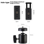 Supporto per smartphone Live Stand e treppiede con morsetto girevole, supporto multifunzionale a 360 gradi per riprese dall'alto, 1/4 Tripod Head + Clamp, Tripod Head