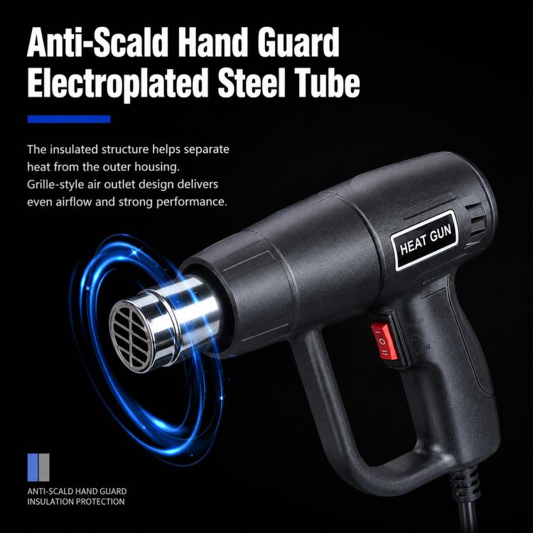 Pistola termica elettrica da 2000 W per oscuramento vetri auto.