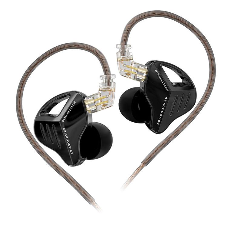 Auricolari in-ear dinamici KZ ZVX PRO con cavo da 1,2 m, bassi profondi e audio Hi-Fi per monitoraggio., Standard, With Mic