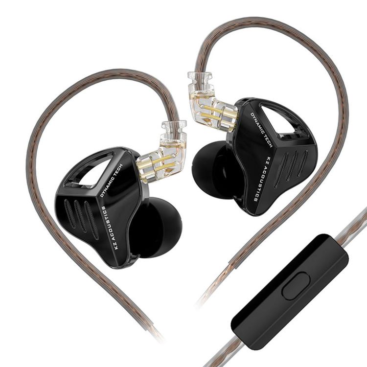 Auricolari in-ear dinamici KZ ZVX PRO con cavo da 1,2 m, bassi profondi e audio Hi-Fi per monitoraggio., Standard, With Mic