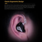 Auricolari in-ear dinamici KZ ZVX PRO con cavo da 1,2 m, bassi profondi e audio Hi-Fi per monitoraggio., Standard, With Mic