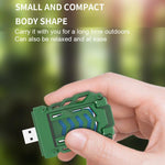 Repellente per zanzare portatile riscaldato tramite USB, ideale per il campeggio all'aperto.