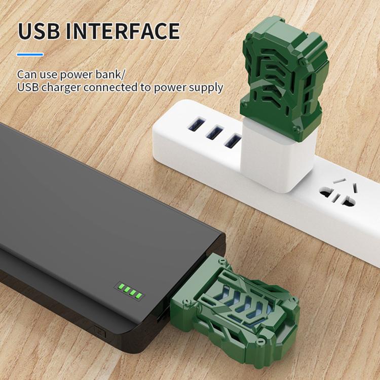 Repellente per zanzare portatile riscaldato tramite USB, ideale per il campeggio all'aperto.