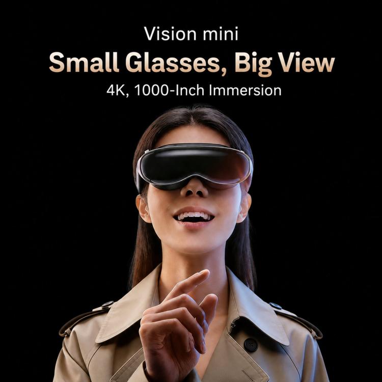 Visore VR intelligente 4K Ultra HD con proiezione 3D da 1.000 pollici, visore da gioco universale, WIFI Orange, WIFI Black, DP Orange, DP Black, WIFI Orange+TX Cable, WIFI Black+TX Cable, DP Orange+HDMI To DP cable, DP Black+HDMI To DP cable