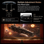 Visore VR intelligente 4K Ultra HD con proiezione 3D da 1.000 pollici, visore da gioco universale, WIFI Orange, WIFI Black, DP Orange, DP Black, WIFI Orange+TX Cable, WIFI Black+TX Cable, DP Orange+HDMI To DP cable, DP Black+HDMI To DP cable