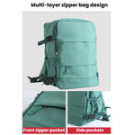 Zaino da viaggio per esterni di grande capacità, borsa da lavoro multifunzionale e impermeabile.