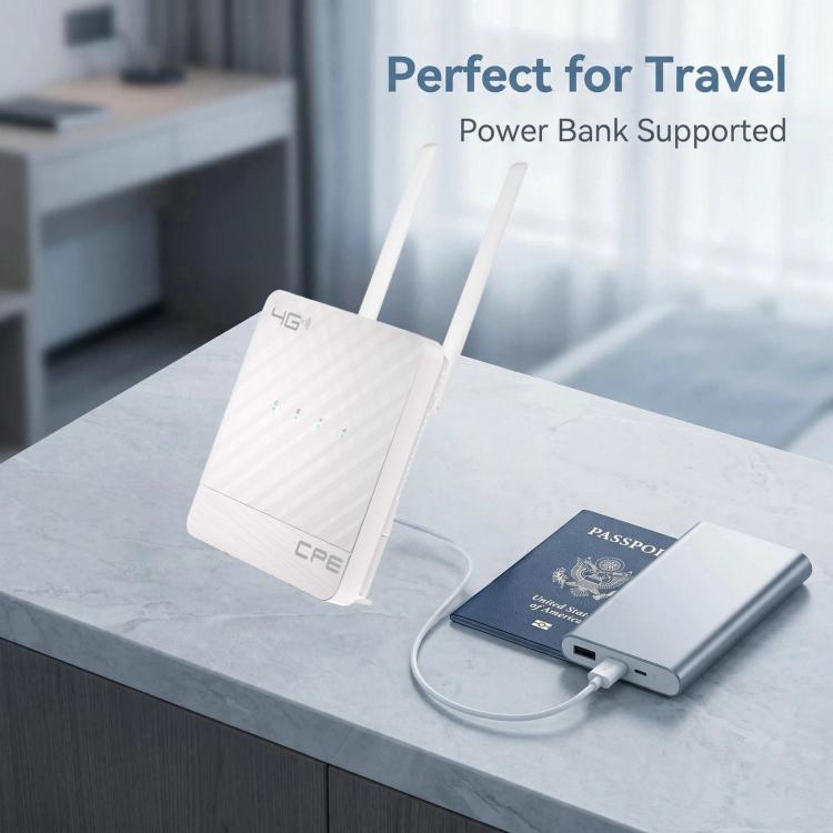 4G CPE WIFI Router Mobile Router With SIM Card Slot Wi-Fi 6 Hotspot, Style 1