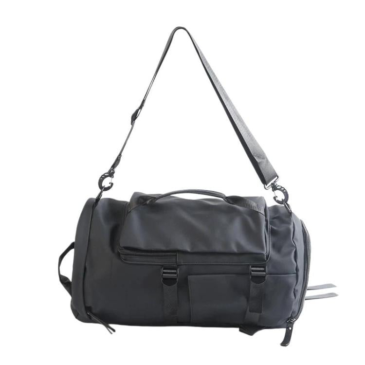 Borsa da viaggio con scomparti separati per liquidi e asciutti, borsa a mano portatile di grande capacità con possibilità di trasporto a tracolla o a mano.