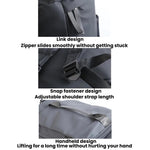 Borsa da viaggio con scomparti separati per liquidi e asciutti, borsa a mano portatile di grande capacità con possibilità di trasporto a tracolla o a mano.