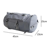 Borsa da viaggio con scomparti separati per liquidi e asciutti, borsa a mano portatile di grande capacità con possibilità di trasporto a tracolla o a mano.