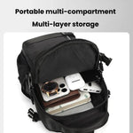 Borsa sportiva portatile da uomo, borsa a tracolla casual di grande capacità