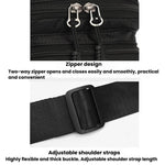 Borsa sportiva portatile da uomo, borsa a tracolla casual di grande capacità