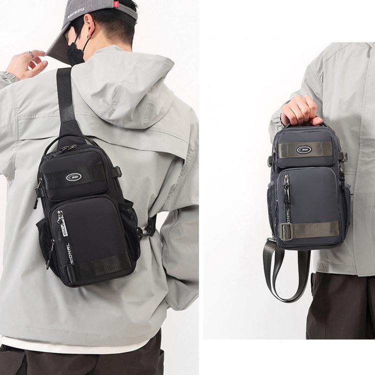Borsa sportiva portatile da uomo, borsa a tracolla casual di grande capacità