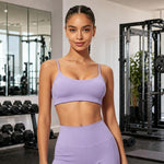 Top yoga donna asciugatura rapida con spalline S-XL