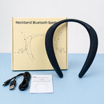 Altoparlante Bluetooth wireless a fascia da collo, portatile, per sport all'aria aperta e corsa.