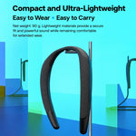Altoparlante Bluetooth wireless a fascia da collo, portatile, per sport all'aria aperta e corsa.