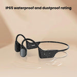 Auricolari a conduzione ossea HD con riduzione del rumore, design aperto, wireless Bluetooth, per apparecchi acustici., Black