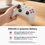 Controller wireless GuliKit TT MAX con joystick TMR regolabili a 720 gradi e gamepad con motore a levitazione magnetica per Switch/Switch 2, PC e iOS., TT MAX Black, TT MAX Grey