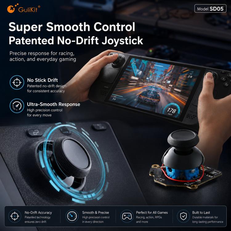 Joystick elettromagnetico di ricambio per Steam Deck OLED