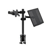 Laptop Monitor Dual-Arm Rotating Clamp Desktop Stand, ZX-MT025