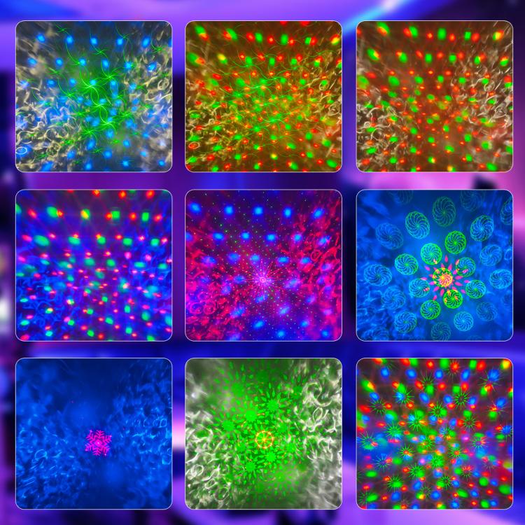 EMS-54 Luce laser a LED per feste, luce stroboscopica da palco per festival e intrattenimento, US Plug, EU Plug, UK Plug, AU Plug