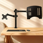 10-32 Inch Desktop Monitor Cantilever Lifting And Rotating Tray Stand, ZX-MT025S