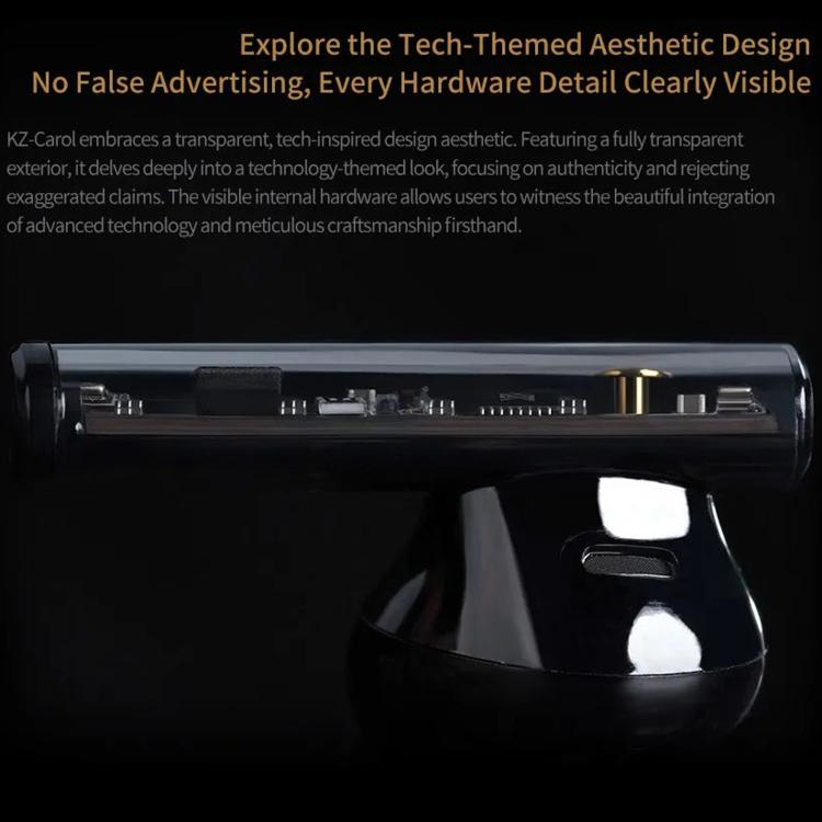 Auricolari Bluetooth KZ-Carol con riduzione attiva del rumore, tecnologia Hi-Fi ANC (Active Noise Cancellation), auricolari TWS., Carol
