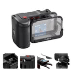 Kit TELESIN StreetGrip per DJI Osmo Action 5 Pro/4/3, gabbia per fotocamera in lega di alluminio con impugnatura., For DJI Osmo Action 5 Pro/4/3
