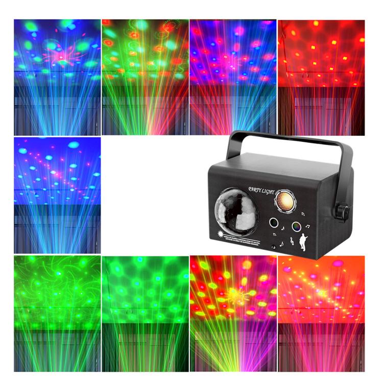 EMS-45 Luce laser a LED a sfera magica, lampada laser da palcoscenico per uso domestico, bar, KTV, With 1m USB Cable, US Plug, EU Plug, UK Plug, AU Plug