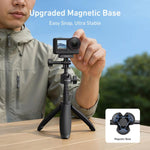 TELESIN Mini Selfie Stick Treppiede 3.0 per Action Camera Asta in alluminio estensibile da 18-46 cm con testa a sfera a 360 gradi, S1-MNP-16