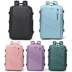 Zaino da lavoro WEIXIER B695, borsa da viaggio multiuso, borsa espandibile per laptop.