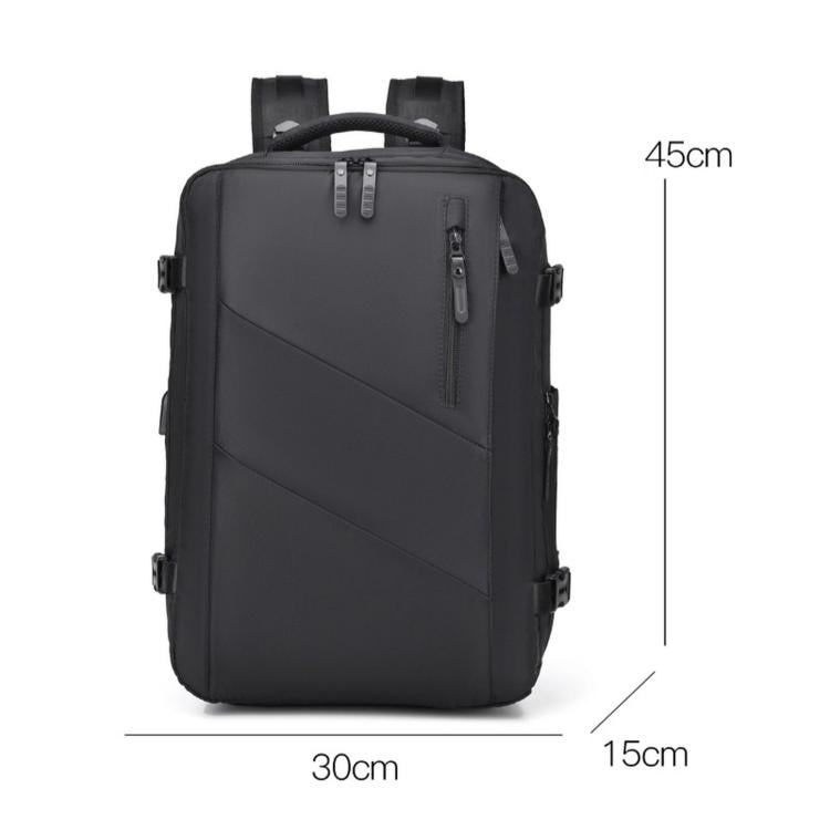 Zaino da lavoro WEIXIER B695, borsa da viaggio multiuso, borsa espandibile per laptop.