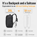 Zaino da lavoro WEIXIER B695, borsa da viaggio multiuso, borsa espandibile per laptop.