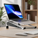 Docking station Type-C 9 in 1 con supporto per laptop